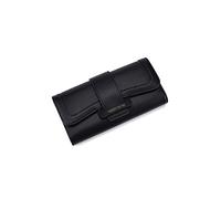 Portefeuilles pour Femmes Portefeuilles en Cuir Simples pour Femmes Portefeuille à Trois Volets Porte-Carte Longue Pochette Dame Sac à Main pour Quotidien (Color : Red)