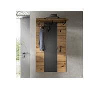xonox.Home Panneau Mural Canu 141 x 80 x 29 cm en Gris Basalte et Panneau Mural Moderne et Peu encombrant