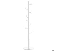 Portemanteau Cactus - SONGMICS HOME - 8 Crochets - Blanc Nuage - 175,3 cm