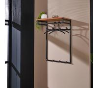Portemanteau en bois massif COME haut 2x4 crochets mural