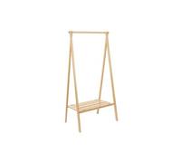 Portemanteau HWC-B82, bambou, pliable, 150x84x57cm