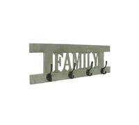 Portemanteau MENDLER HWC-C60, Family, 60x21cm vert shabby Vert