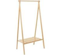 Dressing et penderie Mendler Portemanteau HWC-B82, bambou, pliable, 150x84x57cm