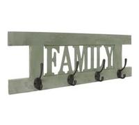 Portemanteau MENDLER HWC-C60, Family, 60x21cm vert shabby Vert