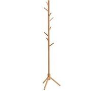 Unilux Portemanteau Mikado sur pieds en forme d'arbre 8 patères 175 x 35 cm Bois hêtre