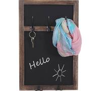 Portemanteau mural MENDLER HWC-C51, tableau noir, 55x34cm brun, shabby Marron