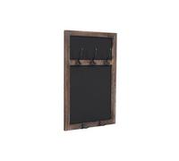 Portemanteau mural MENDLER HWC-C51, tableau noir, 55x34cm brun, shabby Marron