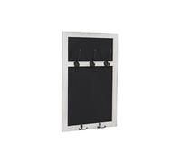 Portemanteau mural MENDLER HWC-C51, tableaux noirs, 55x34cm blanc, shabby Blanc