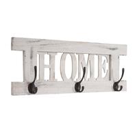 Portemanteau mural HWC-C60 Home, Portemanteau Panneau, look shabby vintage 55x21cm ~ blanc, shabby
