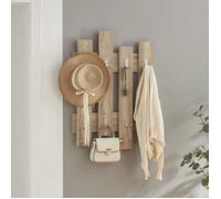 Portemanteau mural Raseborg 80 x 60 x 3 cm effet chêne