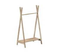 Portant à Vêtements Enfant "Nature" 131cm Naturel
