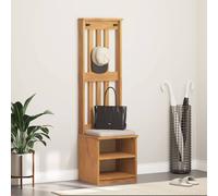 Portemanteau SANDNES 45x40x159,5 cm bois massif pin banc de couloir vidaXL