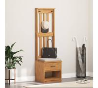 Portemanteau SANDNES blanc 45x40x159,5 cm bois massif pin vidaXL