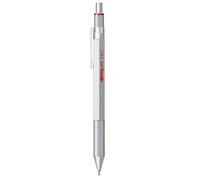 Portemine rotring 600 mecanisme 3 en 1 mine 0,5 mm et stylo-bille grip coloris argent