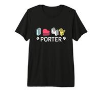 Porter Nom de Chien personnalisé Porter Pet Lover T-Shirt Haut de Gamme
