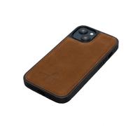 Porter Riley - Étui en Cuir Compatible avec iPhone. Coque Fine en Cuir véritable de qualité supérieure, Antichoc. (Marron Chocolat, iPhone16Pro)