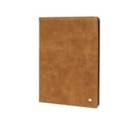 Porter Riley - Étui en Cuir Compatible avec l'iPad Air 11" M3/M2 (Version 2025/2024). Étui à Rabat/Support/Housse en Cuir véritable de qualité supérieure (Bronzage Brun)