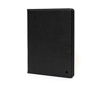 Porter Riley - Étui en Cuir Compatible avec l'iPad Pro 11" 5e génération (Version M5/M4 2025/2024). Étui Folio/Support en Cuir véritable de qualité supérieure. (Noir Pur)