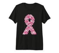 Porter Rose pour la Sensibilisation au Cancer du Sein, Mois d'octobre T-Shirt Haut de Gamme