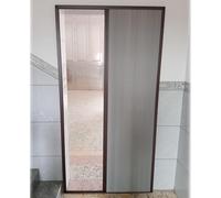 Portes Accordéon Intérieures Pliantes For Salon/douche/cuisine, Portes Coulissantes En Accordéon De Largeur 73 83 93 103 113 CM Avec Cadre En Aluminium, Sans Perçage(83x204cm/32.7x80.3in)