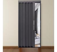 Portes Accordéon Multiples For Porte, Porte Pliante Intérieure En Aluminium/porte Coulissante, Séparateur De Pièce, Portes Alternatives(C,58X80IN(146X203CM))