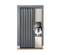 Portes Accordéon Sans Perçage Avec Serrure Et Panneaux Dépolis - Système Coulissant for Salle De Bain/placard, Réduction Du Bruit Et Installation Facile (24 À 72 Pouces De Large)(59x80in (150x203cm))