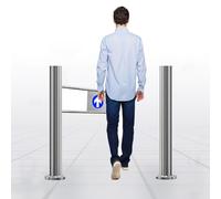 Portes battantes automatiques pour entrée commerciale, portail robuste pour accès des employés, tailles : 50,8 à 203,2 cm de large, idéal pour les usines et les entreprises (100 x 100 cm)