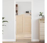 Portes battantes Bois de pin massif modernes salon en bois intérieures vidaXL vi
