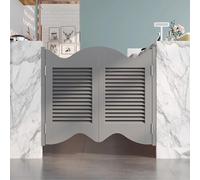 Portes battantes d'intérieur rétro - Fermeture automatique bidirectionnelle ouverte à persiennes pour restaurants et bars Design rustique pour une ambiance et une fonctionnalité améliorées