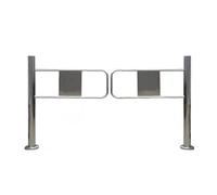 Portes battantes en acier inoxydable - Design à ressort pour bibliothèques, centres commerciaux et supermarchés - Solution de passage de couloir de 190 cm, durable et élégante contrôle d'accès