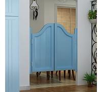 Portes battantes en bois massif avec charnières à fermeture automatique pour café, cuisine et bar