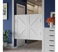 Portes battantes pour séparation de terrasse, porte tournante à fermeture automatique, solution de clôture personnalisable