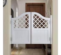 Portes battantes préfabriquées pour café, Portes de Salon en Bois Massif avec charnières, Fermeture Automatique à 180°, Design Demi-Taille, idéales pour Bar, Cuisine, Porche, cloison d'entré