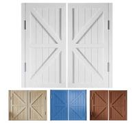 Portes Battantes Rétro Café Double Porte Battante Balançoire Demi-Porte pour Comptoir de Couloir Bars 80/90/100/110cm(Blanc,W108*H90cm)