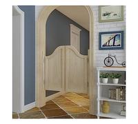 Portes battantes style cowboy pour maison, cuisine, salon et bar - 75 x 90 cm - Couleur foncée - Fermeture automatique - Charnières robustes - Idéal pour les couloirs et les allées