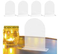 Portes-cartes de table,5 Pièces Support Pour Cartes De Réception Vierges Cintrées,Support Pour Carte De Nom De Table - Pour Mariage, Fête, Buffet, Réunion D'Affaires, Traiteur Et