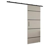 Portes coulissantes avec rail - ABIKSMEBLE Zonda IV - système de porte coulissante intérieur suspendu, 204 x 70 cm, cachemire