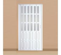 Portes coulissantes en PVC avec poignées et verre acrylique - Solution peu encombrante pour cuisine, salle de bain et placard