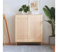 vidaXL Portes d'armoire à persiennes 2 pièces 99,3x49,4 cm pin massif