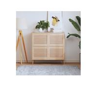 Portes d'Armoire à Persiennes 4 pcs, Portes de Placard à Chaussures, Panneaux de Radiateur, Décoration d'Intérieur, Bois de Pin Massif