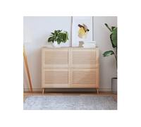 Portes d armoire à persiennes 4 pcs 39,5x59,4 cm pin massif