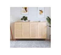 Portes d armoire à persiennes 4 pcs 99,3x49,4 cm pin massif