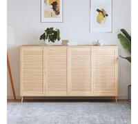 vidaXL Portes à persiennes 4 pcs Bois de pin massif 99,3x49,4 cm