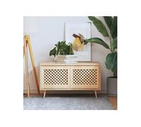 vidaXL Portes d'armoires en treillis 2 pcs 49,5x39,5 cm pin massif