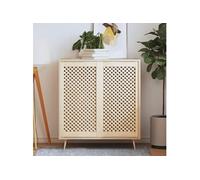 Portes d armoires en treillis 2 pcs 49,5x99 cm pin massif