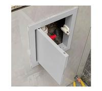 Portes d'accès à pousser for ouvrir les cloisons sèches, panneau d'accès encastré for trous muraux for câbles de plomberie, vannes, porte d'accès murale(Gray,17.7x17.7in/45x45cm)