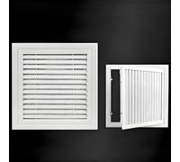 Portes D'accès Et Panneau Avec Grille D'aération, Évent À Pignon En Aluminium, Évents D'abri De Jardin Écran, Bouton-Poussoir Pour Cloisons Sèches Plafonds(16x18in-40x45cm)