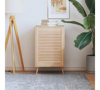 Portes d'Armoire à Persiennes Panneaux Placard 2 pcs Bois de Pin Massif vidaXL
