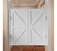 Portes de café battantes en bois massif, charnières à fermeture automatique pour restaurants et cuisines, design chauve-souris à double action