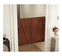 Portes de café en bois massif - Fermeture automatique - Design de porte battante pour restaurants - Solution d'entrée durable et élégante